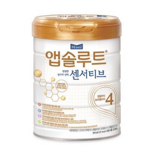 앱솔루트 센서티브 분유 4단계, 900g, 1개