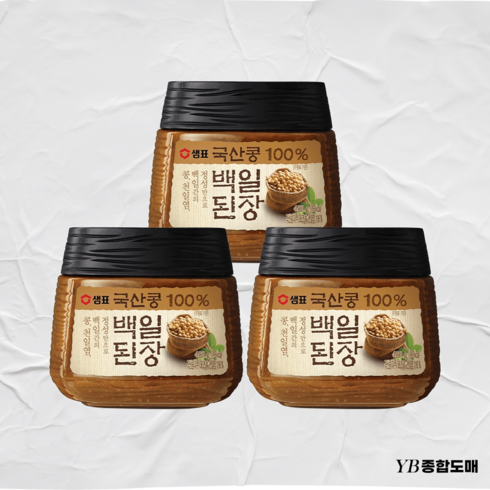 샘표백일된장 - 샘표 국산콩백일된장 국산된장 450g, 3개