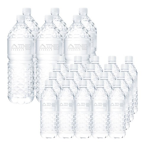 스파클 생수 2L 6병 + 500mL 20병, 1세트