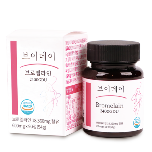 브이데이 브로멜라인 고함량 600mg 90정, 1개