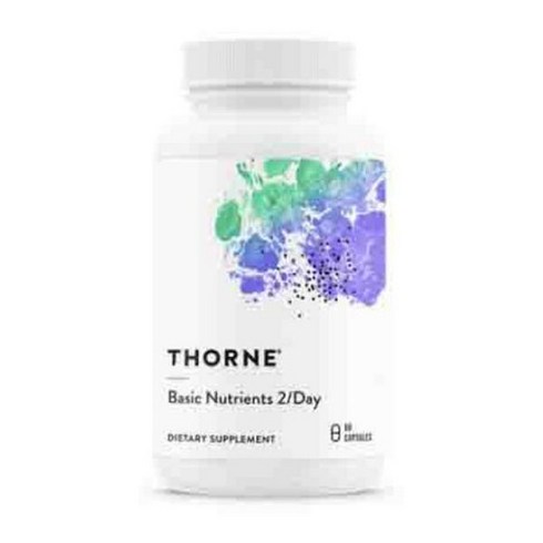 ThorneResearch basic nutrients 2-day 비타민 60캡슐, 60정, 4개