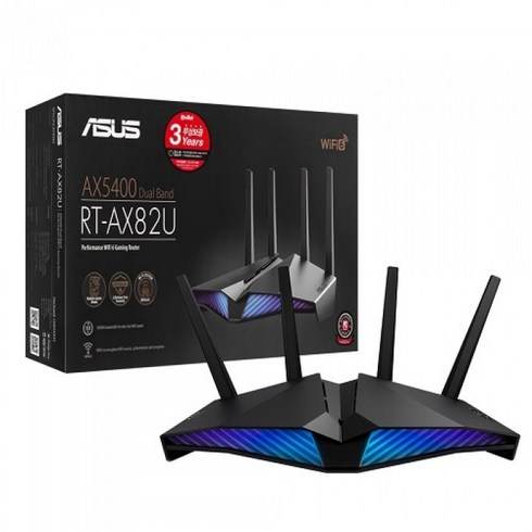 ASUS RT-AX82U 유무선공유기 기가비트 게이밍, 1개