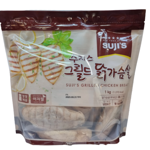 코스트코 수지스 그릴드 닭가슴살 1KG 아이스박스+아이스팩, 1개