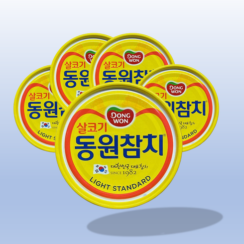 동원 라이트 스탠다드 참치, 135g, 17개