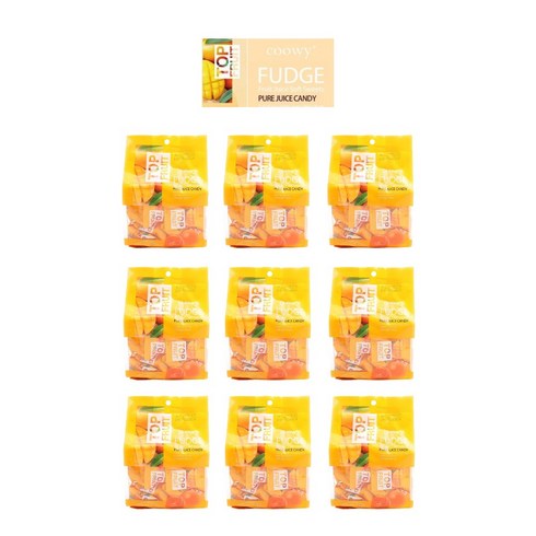 <한시장젤리>TOPFRUIT 탑프루트 망고젤리 베트남 다낭 한시장 탑젤리 COOWY JELLY, 320g, 9개”></a>
                </div>
<div class=