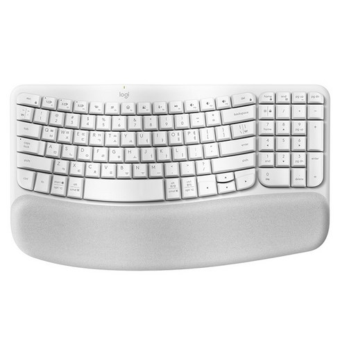 로지텍 WAVE KEYS 무선키보드, 오프화이트, 920-012317, 일반형