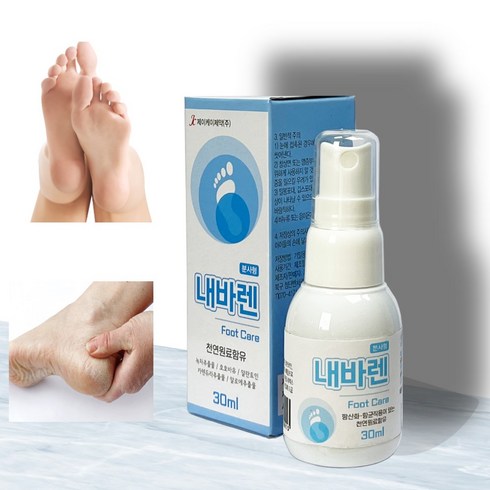 내바렌 뿌리는 무좀 발 관리 약 스프레이 40ml 2개, 1개