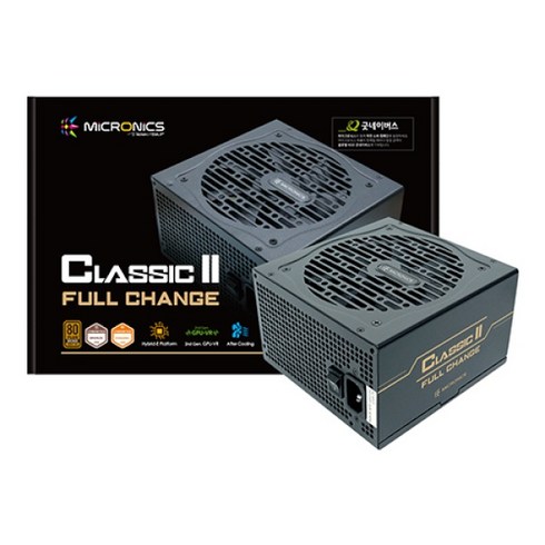 마이크로닉스 Classic II 풀체인지 600W 80PLUS 230V EU 파워서플라이 HP1-N600ST-E12S