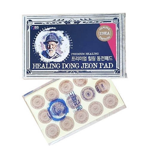 힐링 동전패드, 120매, 8개