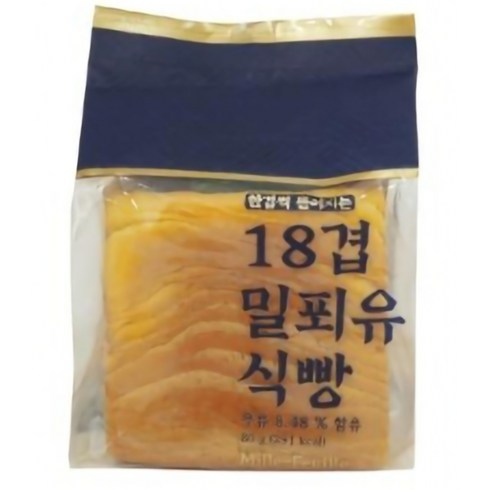 18겹밀푀유식빵 - 골든싸이]18겹 밀푀유식빵80g 3개 소비30일, 80g