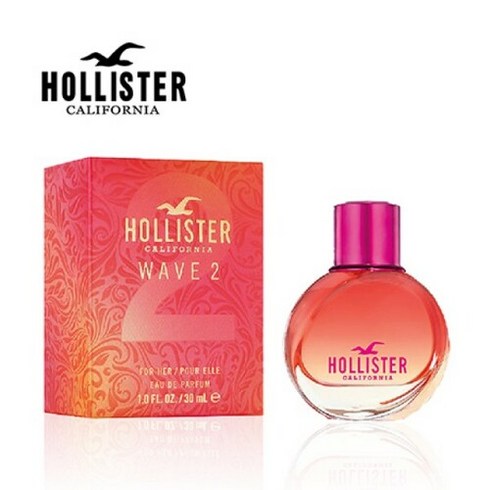 홀리스터 웨이브2 포 허 EDP 30ml 정품, 1개
