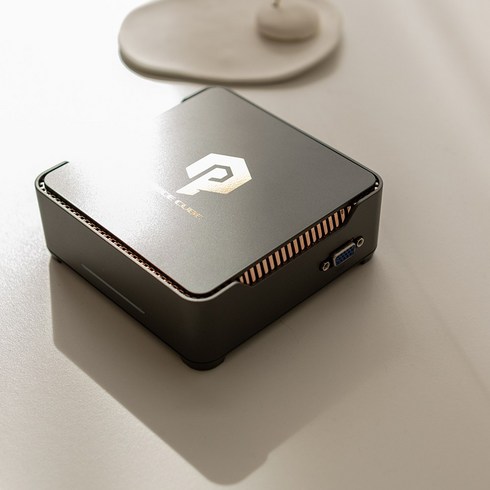 올인원피씨 - 피스큐브 미니 PC 한뼘 컴퓨터 데스크탑 본체 사무용 피씨 주식용 고사양 일체형 올인원 PIECE CUBE, 16GB + 512GB