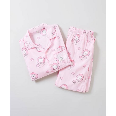 담곰이잠옷 - SPAO 스파오 [담곰이] 귀여워졌담곰 긴팔 파자마(LIGHT PINK)_SPPPE49U01 479757