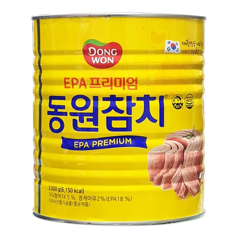 대용량 참치캔 동원 EPA 동원참치 3kg 1개, 상세페이지 참조, 상세페이지 참조