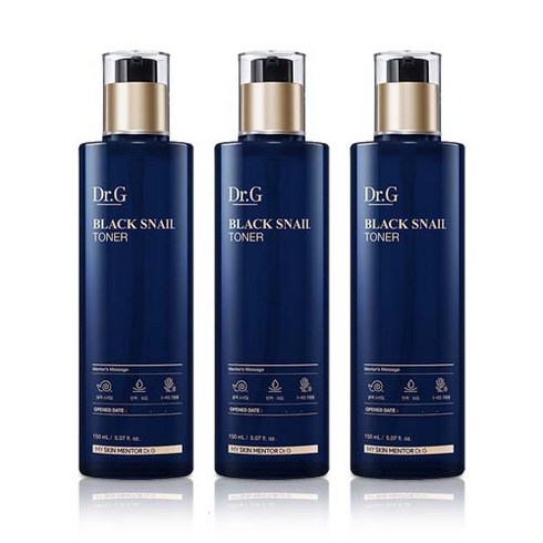 [닥터지] 블랙스네일 토너 150mL 3개_H, 3개