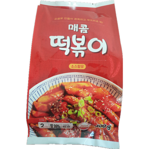 신화떡볶이 - 맛나랑 간편 떡볶이 2인분 (분말스프 포함), 3개, 400g