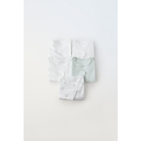 [베이비]자라 ZARA 0-3세/ 애니멀 바디수트 5장 세트296157