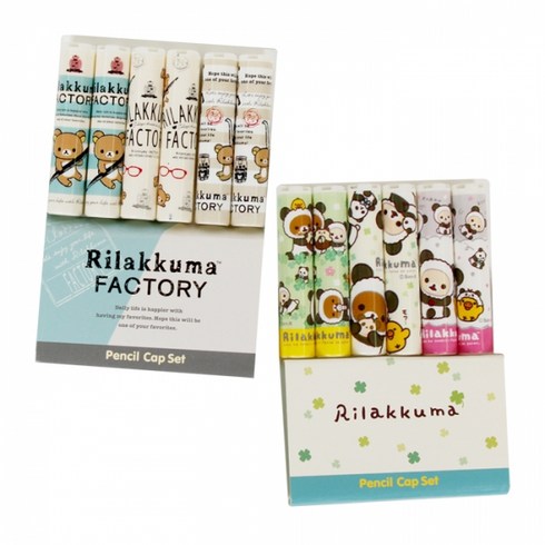 [리락쿠마] 리락쿠마 연필캡 세트 (랜덤발송), 단품