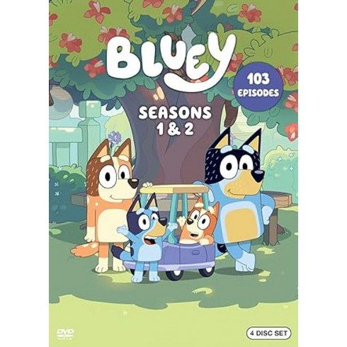 블루이dvd - 블루이 애니메이션 시즌1-2 총103편 bluey dvd season1-2 미국판, 기본, 기본