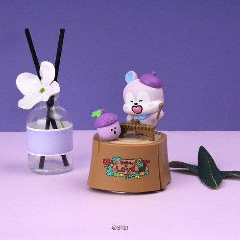 BT21 홉인럽 망 오르골 음악 회전 Hope in Love 캐릭터 미니, 망_오르골