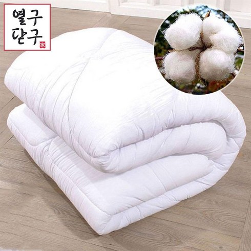 천연 목화솜 토퍼