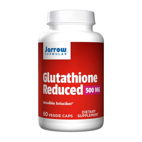 Jarrow Formulas Glutathione Reduced 500 mg 60 Veggie Caps, 60정, 1개
