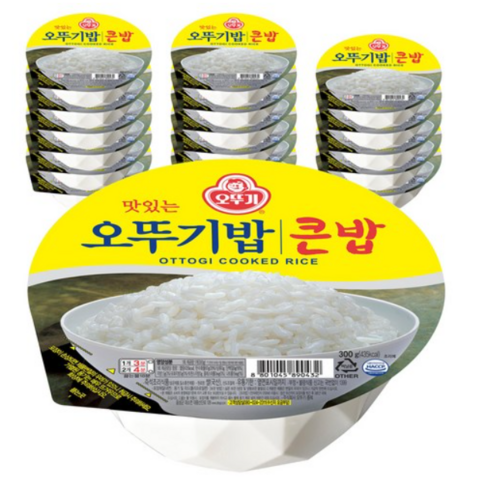 오뚜기 맛있는 오뚜기밥, 300g, 5개