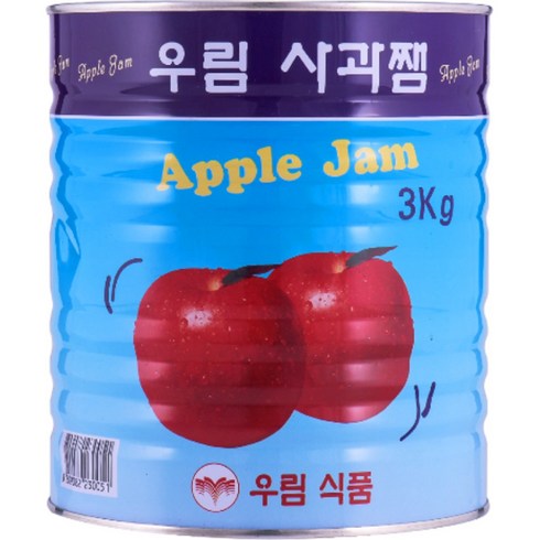 우림 사과잼 3Kg, 1개, 상세페이지 참조