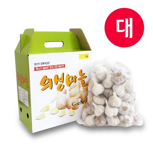 송이네농장 23년산 의성 햇마늘 (대품) 3.5~4cm 토종마늘 한지형마늘, 1개, 대품 3kg(3.5~4cm, 80~100개)