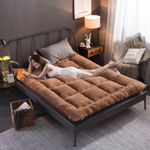 2023년 가성비 최고 잠웰매트 - 잠앤잠 발열토퍼 슈퍼싱글(SS) 퀸(Q), 퀸(150x200), 브라운