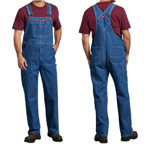 2023년 가성비 최고 디미토오버롤 - 디키즈 인디고 빕 오버롤 멜빵 바지 8396