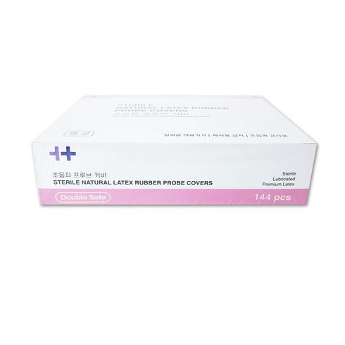 가주 더블세이프 멸균 프루브 커버 산부인과 의료용 초음파용 커버 144개입, 1개