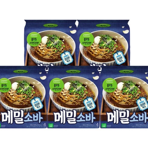 풀무원 메밀소바, 464g, 5개