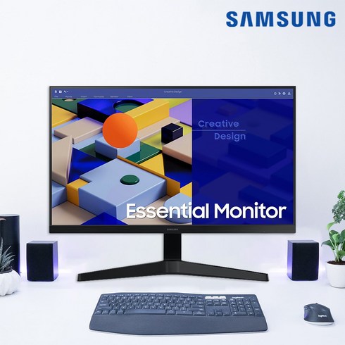 삼성전자 S27C310 27인치 베젤리스 IPS 75Hz LED 컴퓨터 모니터 LS27C310EAKXKR