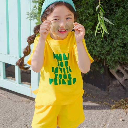 [아이러브제이]O.유알프렌즈 반팔 상하 SET PWUSE01
