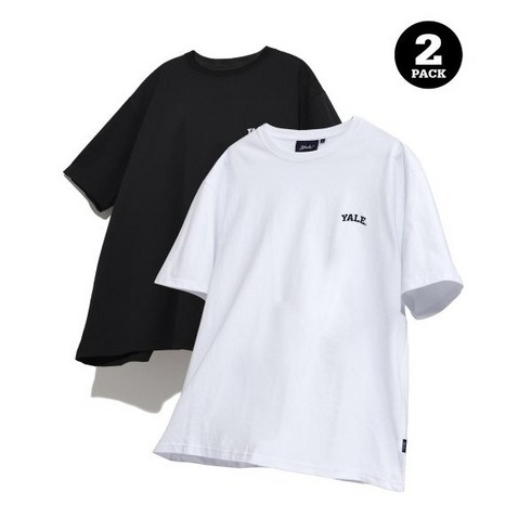 YALE 예일 반팔 1 + 1 SMALL ARCH TEE