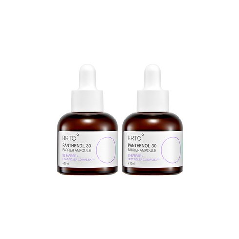 brtc더퍼스트앰플 - BRTC 판테놀 30 베리어 앰플 20ml, 2개