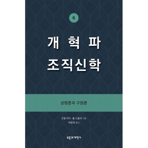 개혁파 조직신학 6 (성령론과 구원론) - 부흥과개혁사 조엘 비키 폴 스몰리, 단품