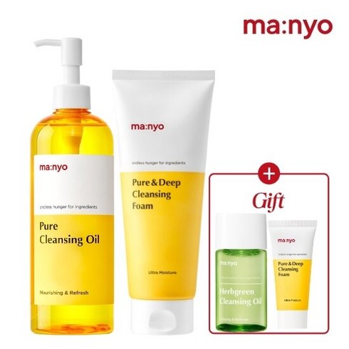 마녀공장 대용량 퓨어클렌징오일 400ml+폼200ml (+오일25+폼20ml, 단품