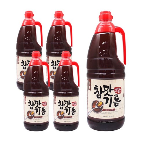 맛기름 - [덕화푸드]참맛기름 1.8L, 5개