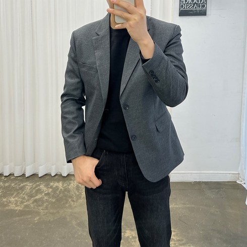 2023년 가성비 최고 남성가을자켓 - 아도르클래식 폴링 4컬러 봄 가을 겨울 캐주얼 빅사이즈 슬림핏 자켓