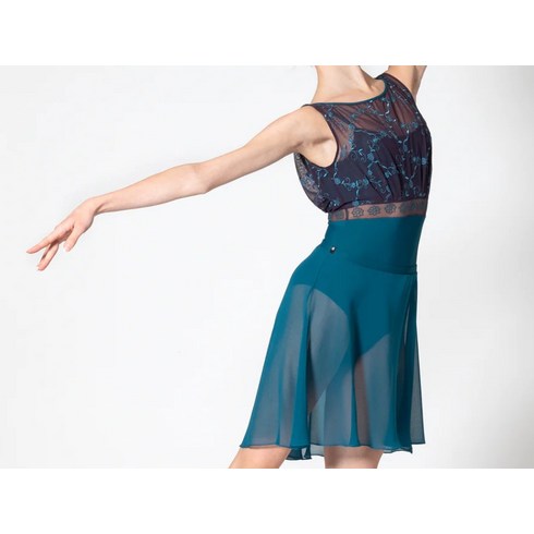 이탈리아 델라로 밀라노 Era GL 발레복 무용복 레오타드, M, Nero