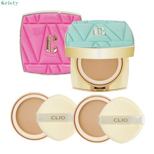 에나멜 에디션 뉴마그넷 팩트  - 클리오 팩트 에나멜 에디션 뉴 마그넷 본품+리필 2개