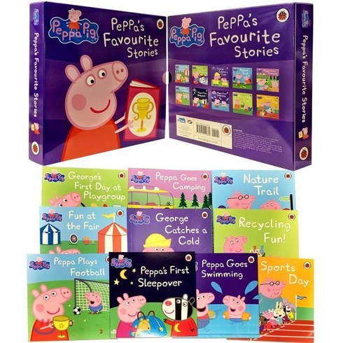 페파피그컬렉션 - Peppa's Favourite Stories: 10 Book Collection:페파피그의 일상 생활 원서 페이퍼백 10권 박스 세트, Ladybird