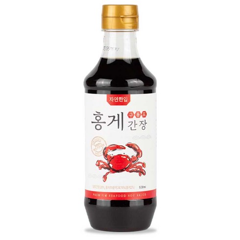 자연한입 홍게간장, 1개, 500ml