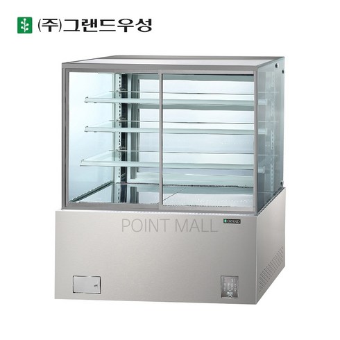 그랜드우성 반찬쇼케이스 사각 1800 GWBRDR18GTDF 블랙 화이트 스텐