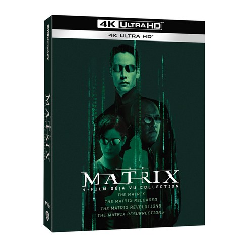 [Blu-Ray] 매트릭스 4필름 콜렉션 4K UHD [슬립케이스] [THE MATRIX 4-FLIM DEJA VU COLLECTION]