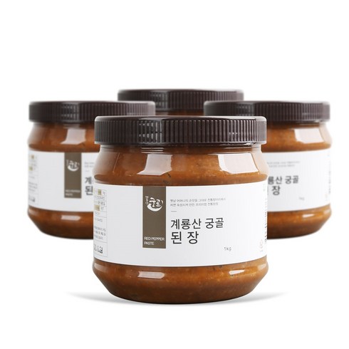 계룡산 궁골 전통 된장 1kg / 2kg, 6개