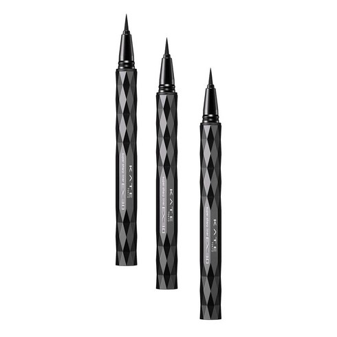 Kate Tokyo Super Sharp Liner 케이트 도쿄 슈퍼 샤프 라이너 리퀴드 아이라이너 검정 EX 3.0 BK-1 0.6ml 3팩