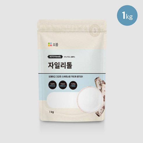 오붐 핀란드산100% 자일리톨 설탕대체 1kg 1개입, 1개